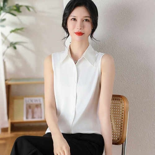 衬衫百搭无袖新款夏季韩版宽松