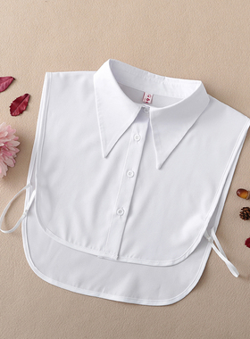 假领子大尖领女百搭内搭秋冬新款耐皱高端搭配毛衣衬衣打底假衣领