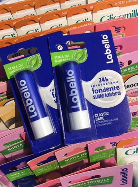 意大利原装进口百年Labello经典型保湿滋润补水护唇膏无色润唇膏