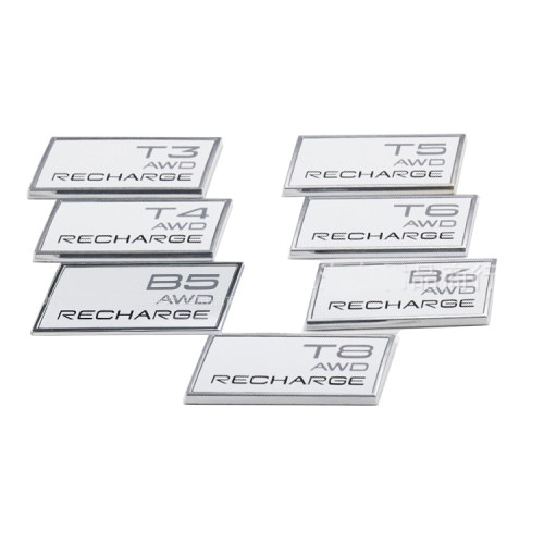 沃尔沃塑料车标尾标排量标改装