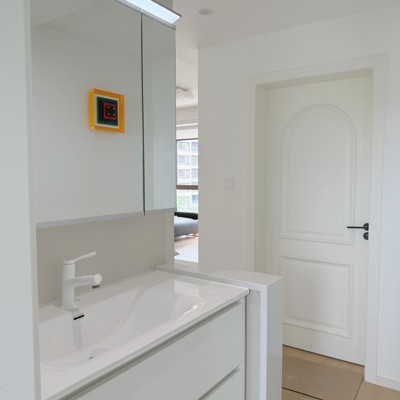 日式浴室柜一体陶瓷盆高温陶瓷