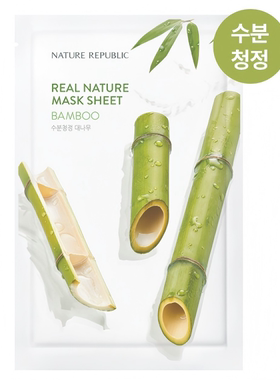 韩国直邮正品 20片 自然乐园真自然竹子面膜 深层补水镇定舒缓