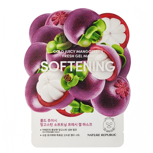 韩国直邮正品 20片 自然乐园鲜果山竹啫喱面膜 保湿滋润