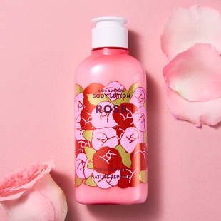 滋润 保湿 韩国直邮正品 自然乐园自然沐浴玫瑰身体乳250ml