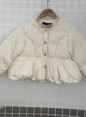 25年朋，剪吊牌，女宝短款小香羽绒服，吊989，6298