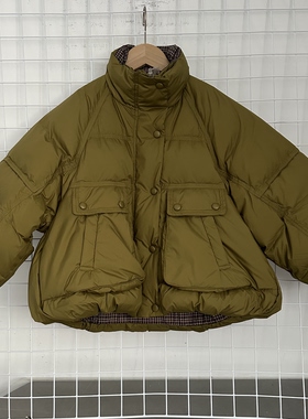 25年朋，剪吊牌，女宝短款羽绒服，宽松偏大，吊1299，2853