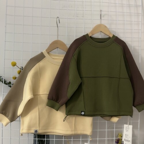 【特】B 男宝拼接卫衣，空气棉，下摆可收，2280