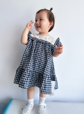 0538高端童装大品家小九，女宝连衣裙，棉布裙，宽松版型