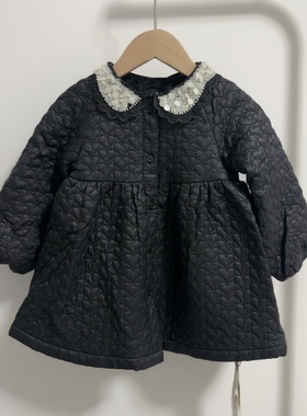 【福利】D品剪吊牌九家小童女宝连衣裙，长款外套，加绒0595