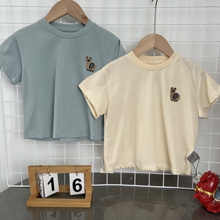 0587高端童装大品家小九 ，男宝短袖T恤，宽松版型