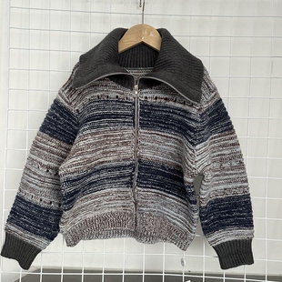 25年朋，剪吊牌，针织毛衣开衫，6392