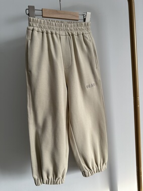 新款 欧bao米色卫裤，男女宝都可以，65112