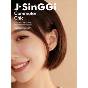 SinGGi 精致S999女士纯银耳钉养耳洞小众设计高级感轻奢 拾萤集