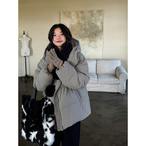 安妮森林冬羽绒服新国标90白鹅绒