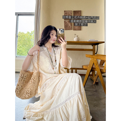 安妮森林文艺棉质肌理感仙气衬衫