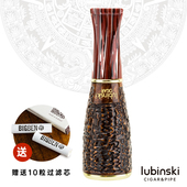 鲁宾斯基雪茄烟嘴石楠木亚克力多环径便携高档过滤咬咀时尚 礼盒装