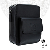 Colibri科乐比雪茄便携雪茄包原装 进口高档牛皮12支装 烟盒旅行用