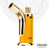 鲁宾斯基台式 点烟 雪茄打火机金属大气仓单直冲蓝焰可充丁烷气时尚