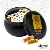 鲁宾斯基烟斗过滤芯烟咀通用过滤器9MM和6MM活性炭适用于雪茄烟嘴