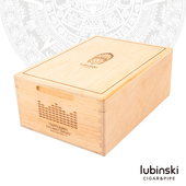 Lubinski雪茄醇化盒纯雪松木实木原木保湿 箱无油漆西打木养茄柜用