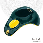 LUBINSKI陶瓷雪茄烟灰缸时尚 创意便携家用办公室用单槽持灰器 个性