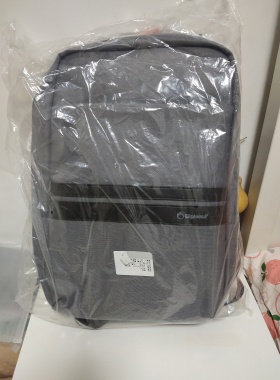 新款男女通用旅行双肩包HM-796L浅灰色电脑背包