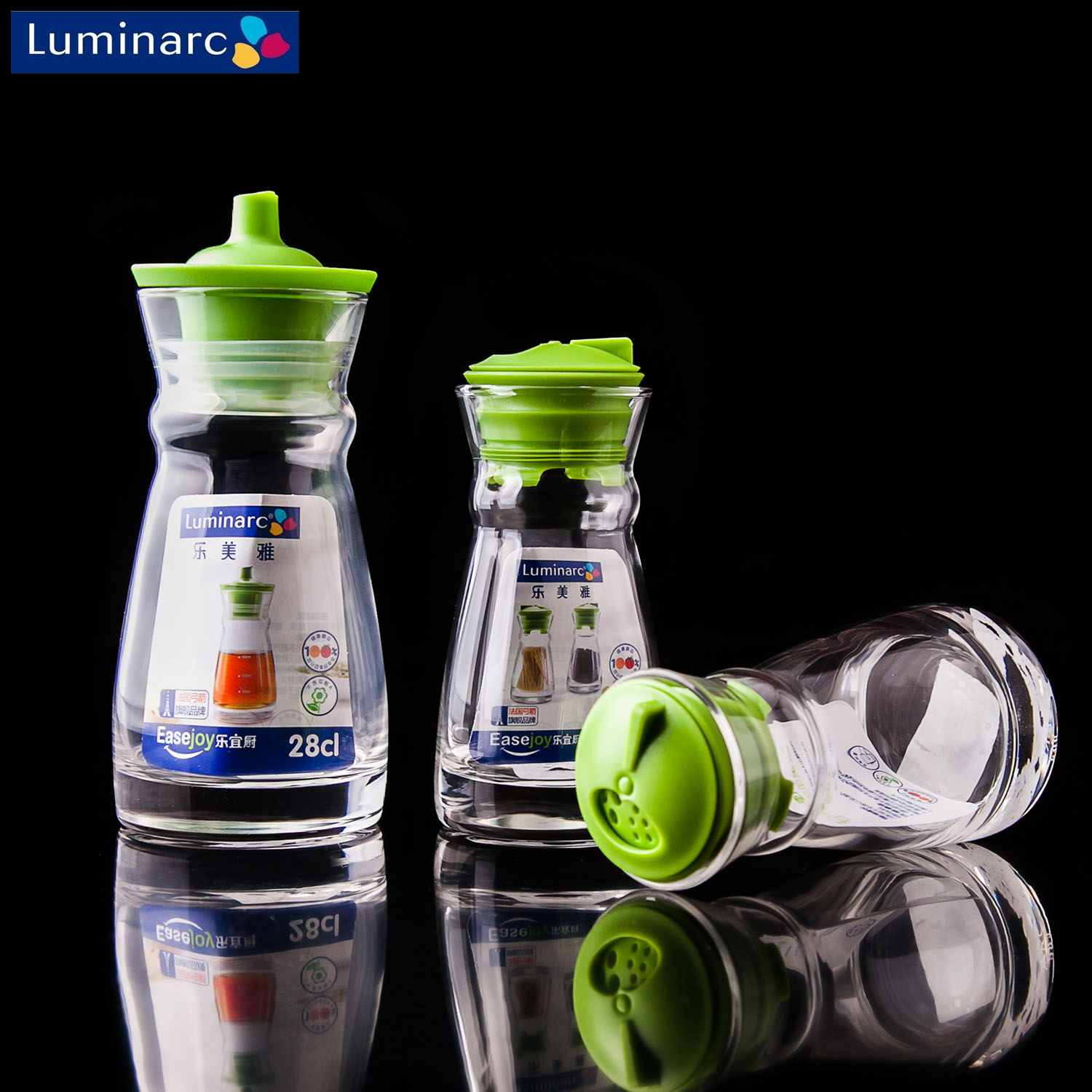 带刻度调味瓶乐美雅厨房玻璃