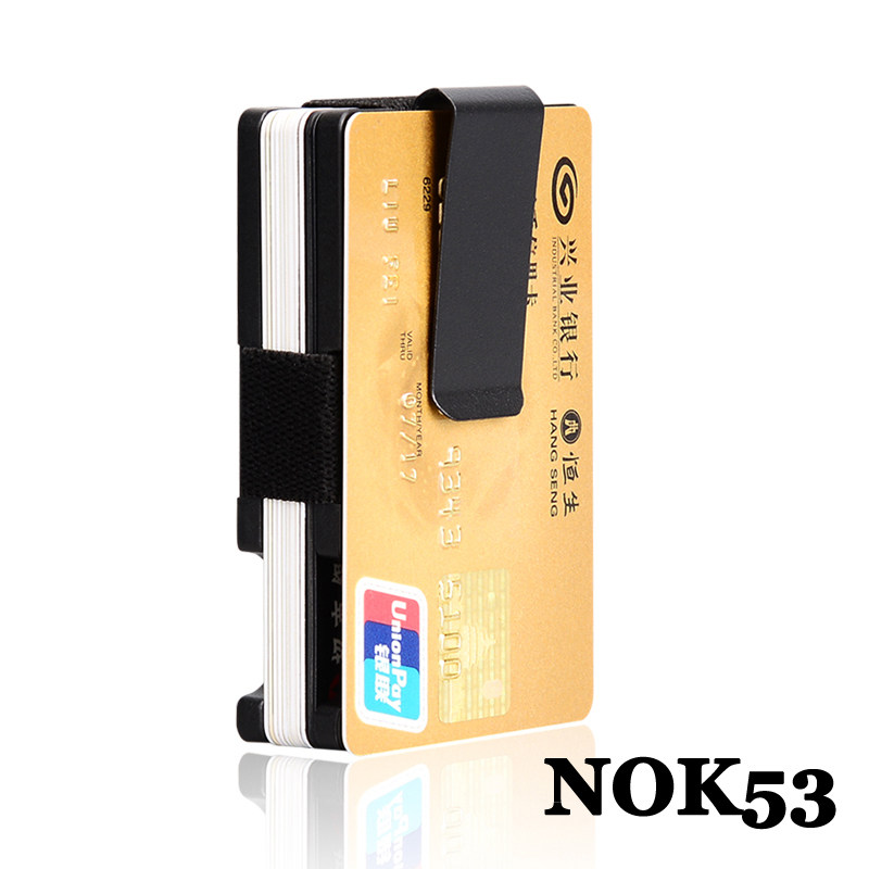 顺记五金 NOK53 金属卡夹 多功能钱夹 航空铝钞票夹 信用卡包