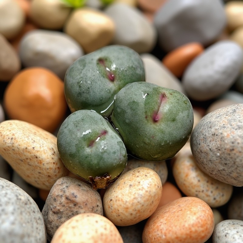 三头小红嘴群生肉锥多肉植物番杏科花卉绿植室内盆栽阳台四季好养