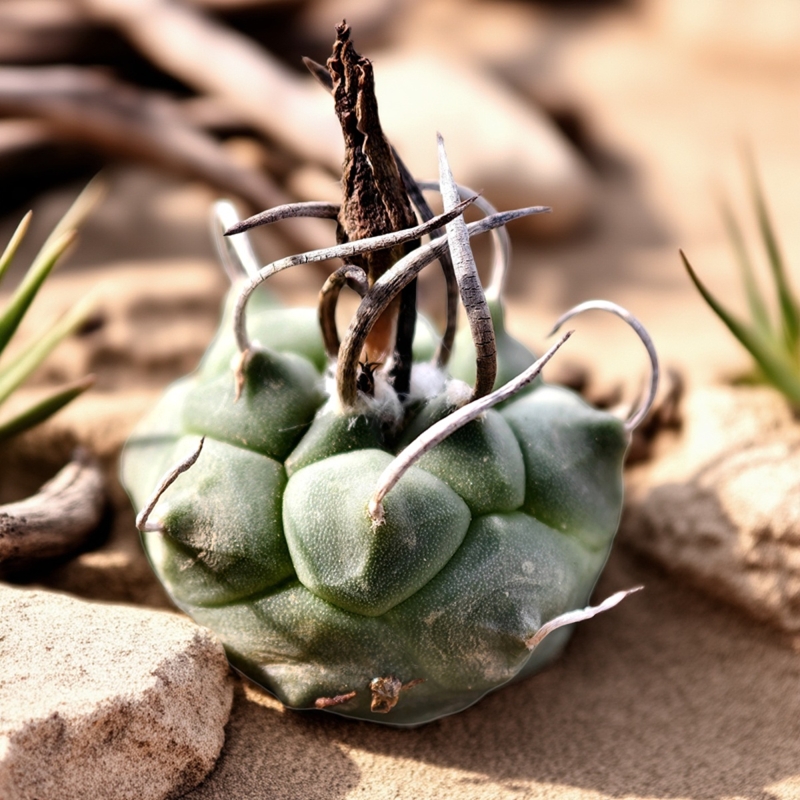 灰白刺小疣升云龙仙人球多肉植物