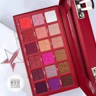 Jeffree Star超火眼影盘Blood 包邮 Sugar血糖盘红血盘18色