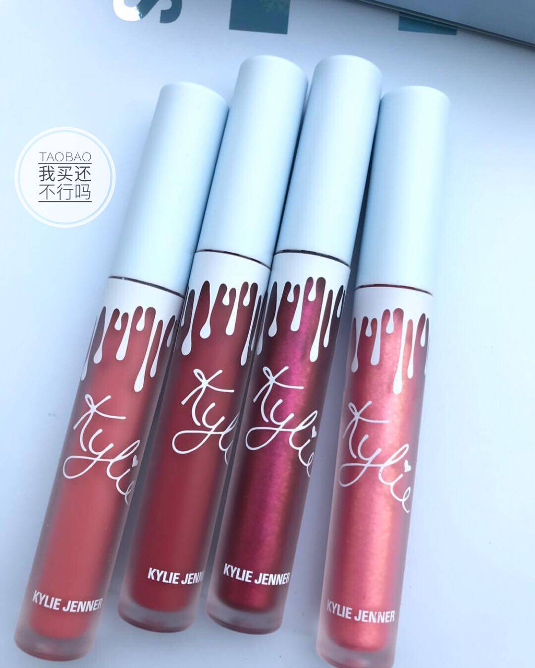 现货！Kylie圣诞限量4色金属哑光唇釉套装Dream On/Snow Way Bae