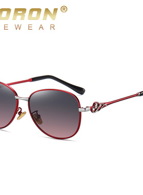 傲龙2024年新款偏光太阳镜欧美双色渐变太阳眼镜女时尚大框墨镜潮