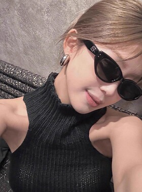 章若楠同款猫眼小框太阳镜女时尚百搭防晒遮阳开车驾驶墨镜防辐射