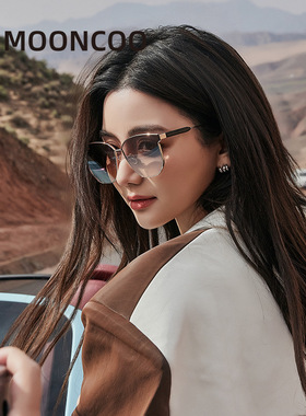 墨镜女大框高级感2024新款高清尼龙防紫外线太阳镜高档防辐射 ins