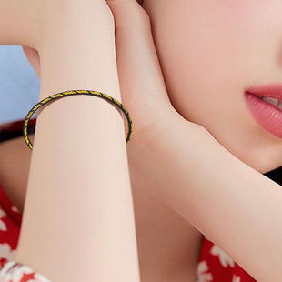 十全十美手工编织绳红绳女细手链编制简约闺蜜百搭小手绳礼物包邮