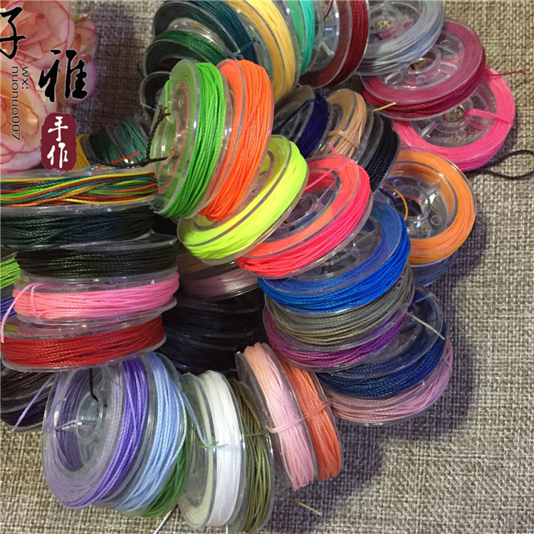 新手小白40米试用装泰国蜡线0.6MM编织线DIY线材Maracme项链手链,饰品/流行首饰/时尚饰品新,线,淘宝优惠券,粉丝福利购,淘宝优惠卷