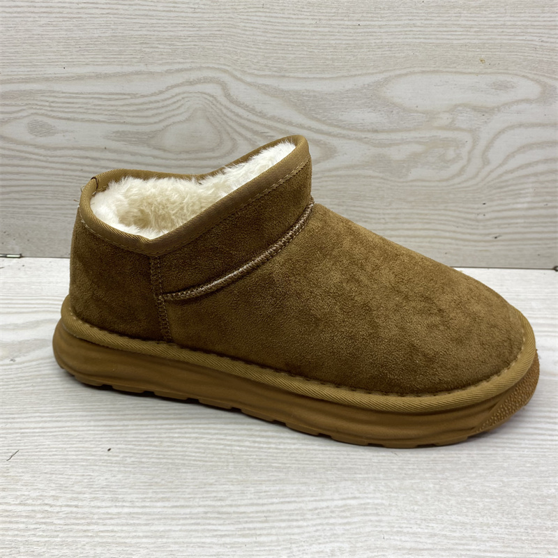 保暖舒适百搭男士棉鞋短筒靴男