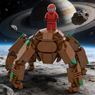 挽救计划洛基积木rocky周边拼装模型电影手办玩具摆件生日礼物