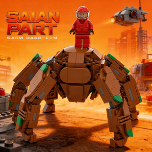 挽救计划洛基积木rocky周边拼装模型电影手办玩具大颗粒生日礼物