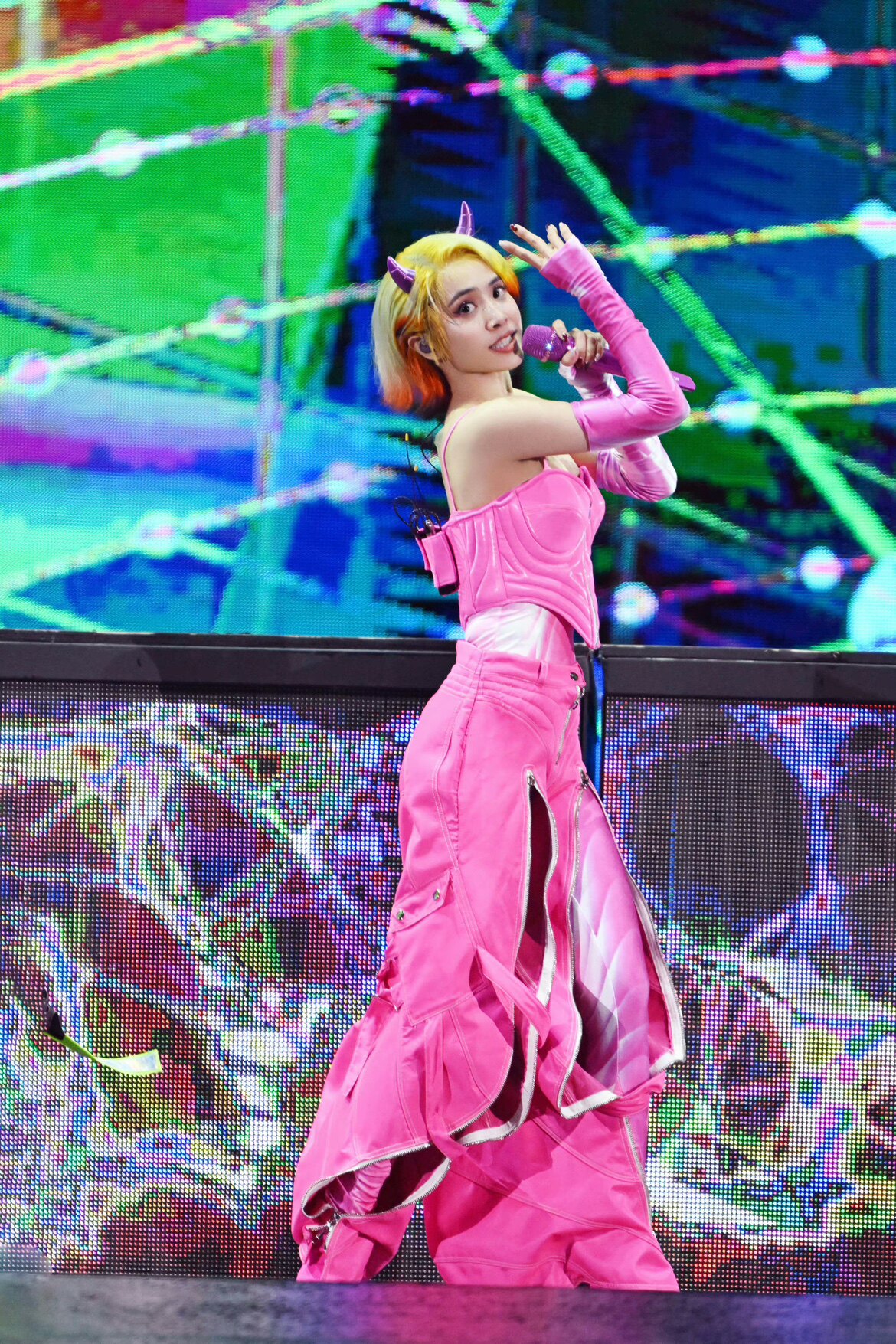 蔡依林同款歌手COS服装商业演舞台演出/舞蹈服装定