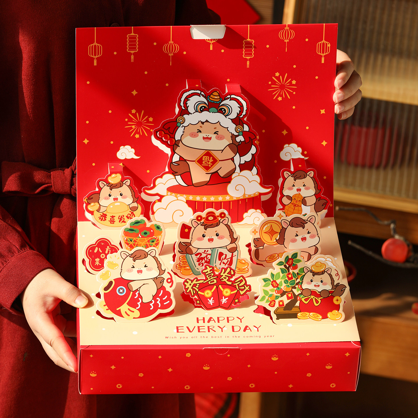 2026马年新年礼盒包装高档手提糖果礼品盒烘焙春节过年礼物空盒子,包装,年货礼品包装,淘宝优惠券,粉丝福利购,淘宝优惠卷