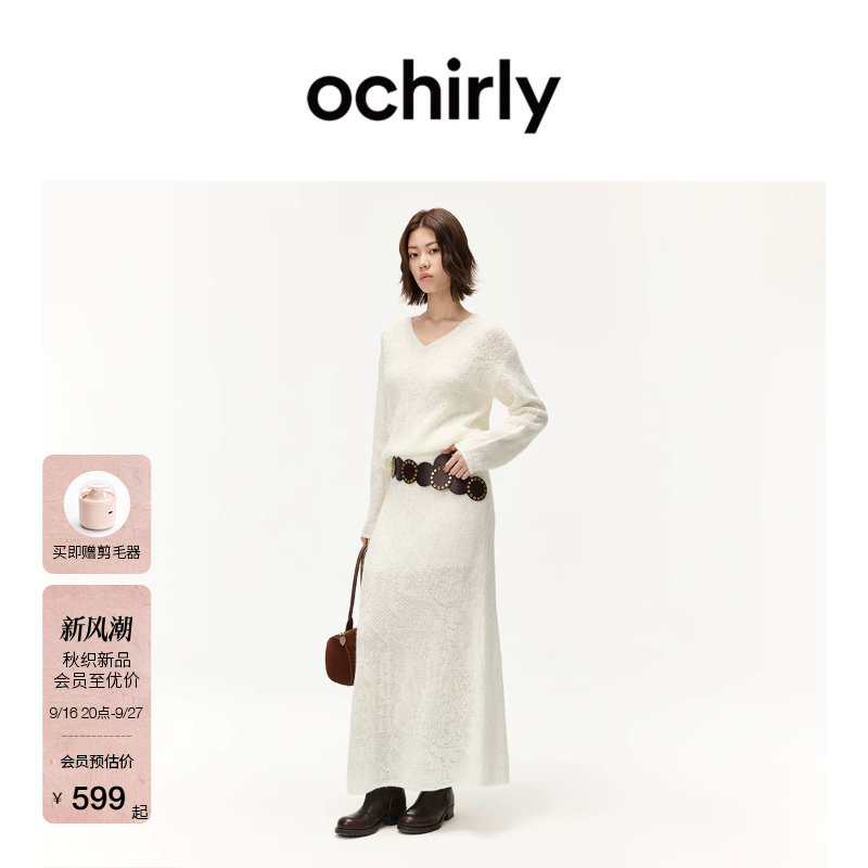 OCHIRLY欧时力毛衣/半裙/连衣裙图片