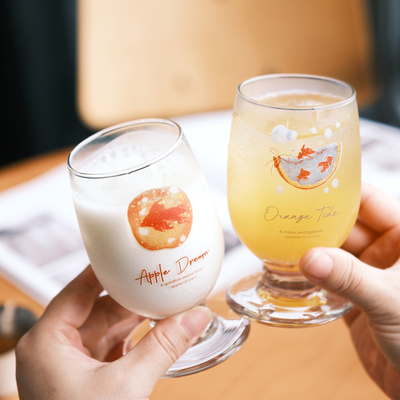 橘子海&苹果梦玻璃高脚杯