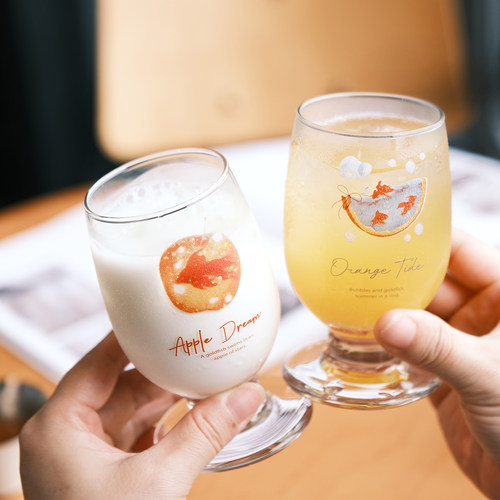 橘子海&苹果梦玻璃高脚杯