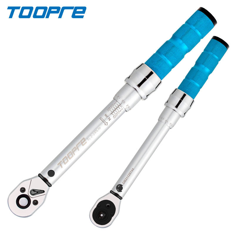 TOOPRE 산악 자전거 토크 렌치 사전 설정 조정 가능한 토크 1|4 XIAOFEI 2-24NM 래칫 세트