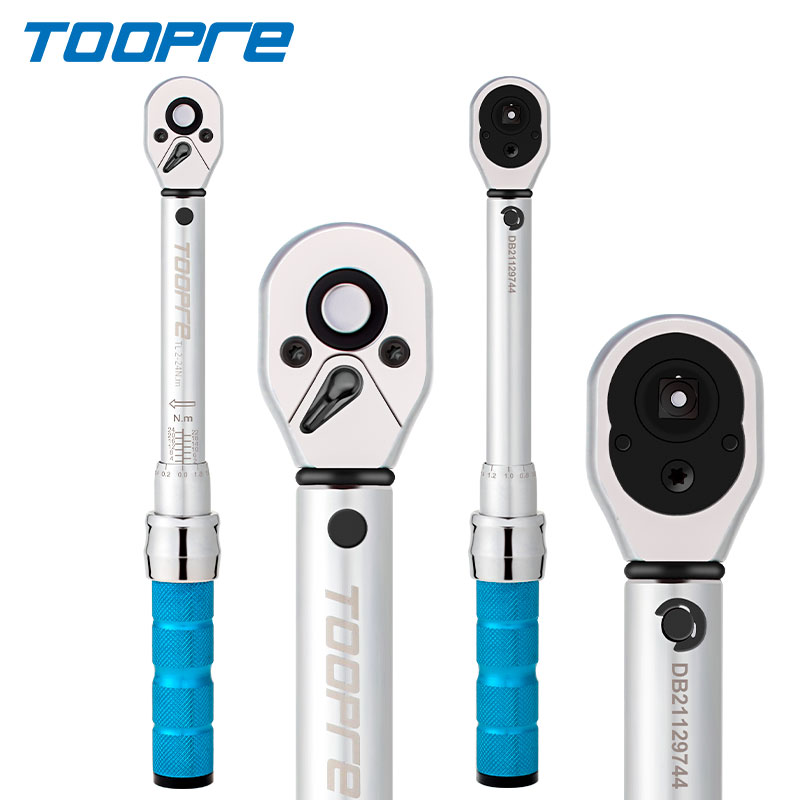 TOOPRE 산악 자전거 토크 렌치 사전 설정 조정 가능한 토크 1|4 XIAOFEI 2-24NM 래칫 세트