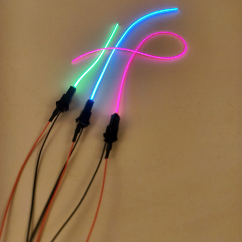 3.7V 5V 7.4V 360度发光1mm灯条线性灯带柔性灯丝全向发光可弯曲