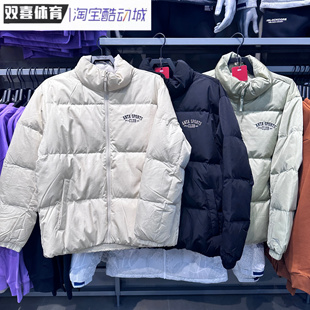 安踏羽绒服2025冬季新款连帽短款羽绒服男女同款户外运动训练服