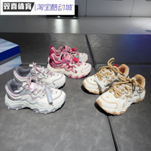 2025秋季 2女子休闲鞋 LITE 复古厚底老爹鞋 AGCV412 新款 李宁猫爪